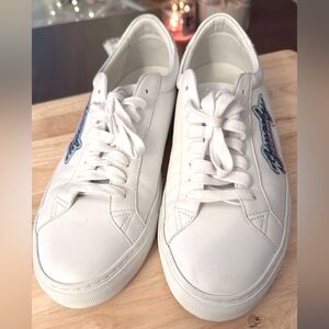 GIVENCHY Logo-patch Sneakers In White Size 42 USA 9.5